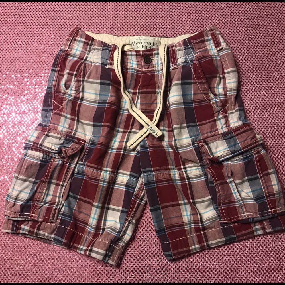 SOLD Abercrombie & Fitch New York Plaid Shorts 30 - Picture 1 of 6